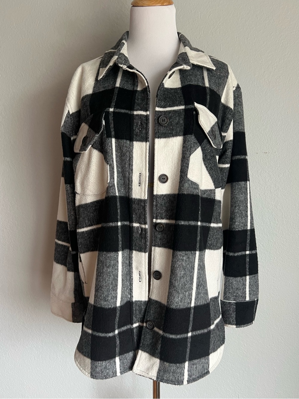 Thread & Supply Plaid Shacket, M